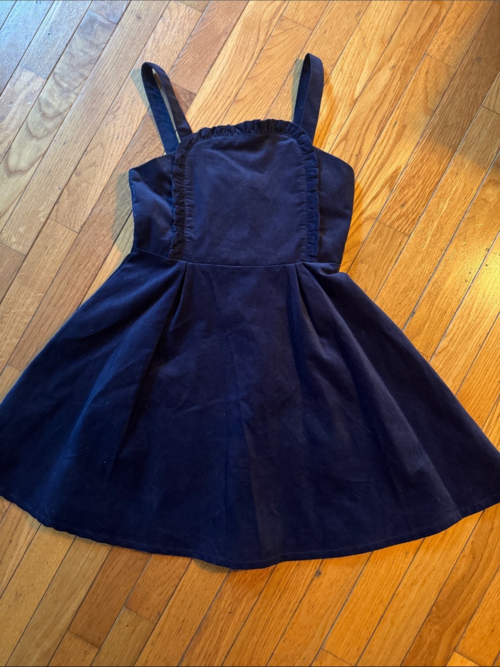Janie and Jack Navy Corduroy Pinafore Dress